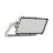 Ledvance LED Valonheitin Max Aluminium Harmaa 600W 69300lm 65x120D - 830 Lämmin Valkoinen | IP66 - Epäsymmetrinen